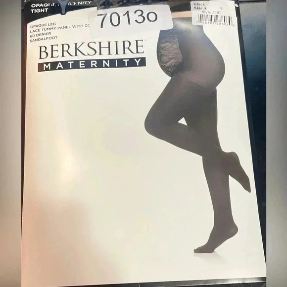 NWT Berkshire  women's Maternity Opaque Pantyhose Tights - Picture 2 of 3